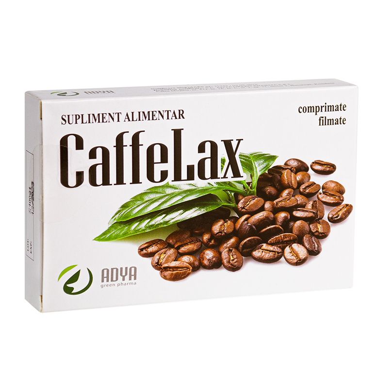 Constipatie - CaffeLax, 20 comprimate, Adya Green Pharma, sinapis.ro