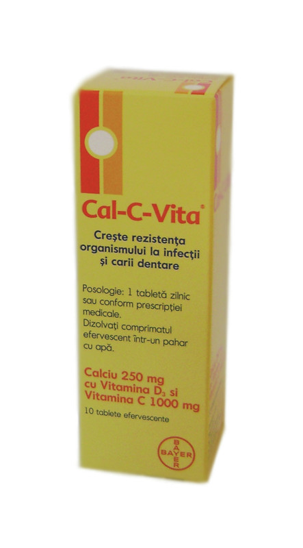 Generale - Cal - C - Vita, 10 comprimate efervescente, sinapis.ro