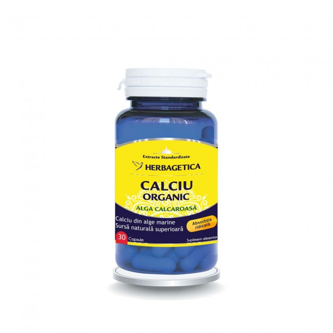 Minerale - Calciu organic alga calcaroasa
30 capsule, sinapis.ro