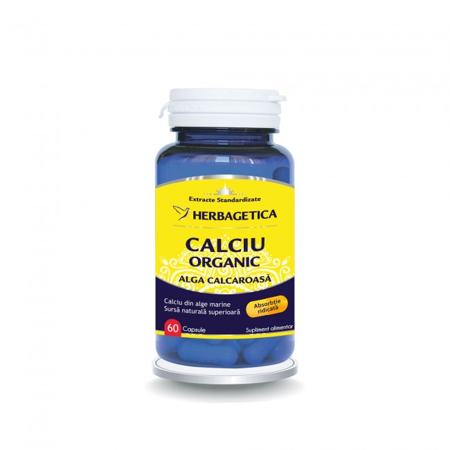 Minerale - Calciu organic alga calcaroasa
60 capsule, sinapis.ro
