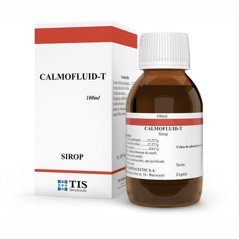 Siropuri de tuse - Calmofluid-t, sirop 100 ml, Tis, sinapis.ro
