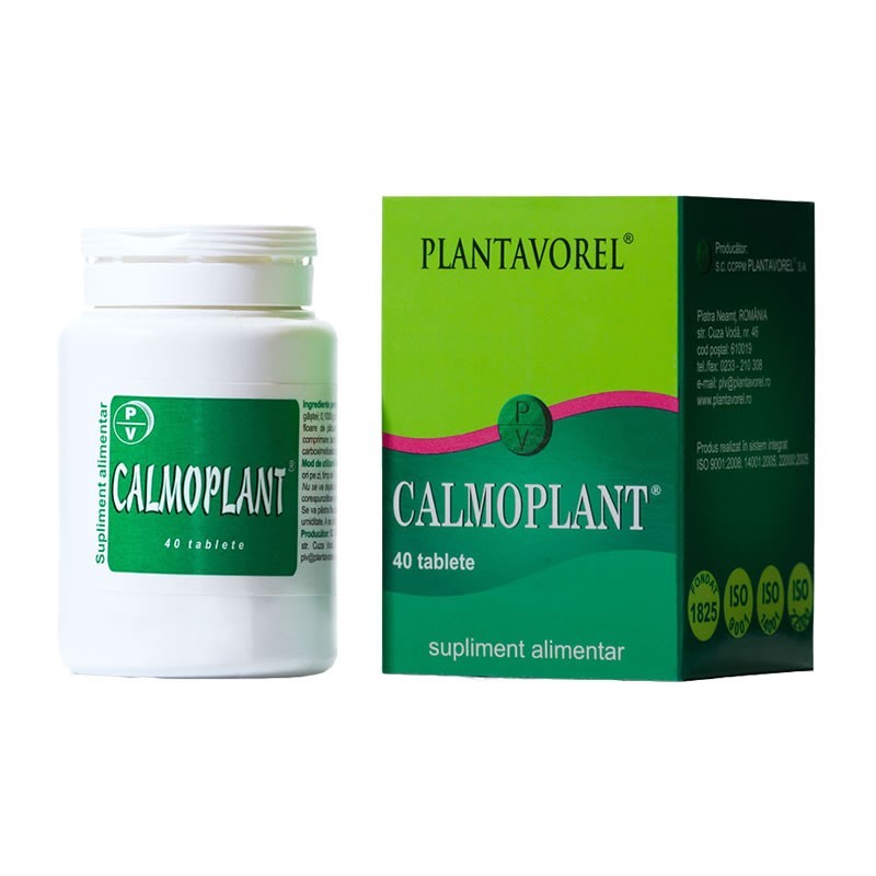 Sedative - Calmoplant, 40 tablete, Plantavorel, sinapis.ro