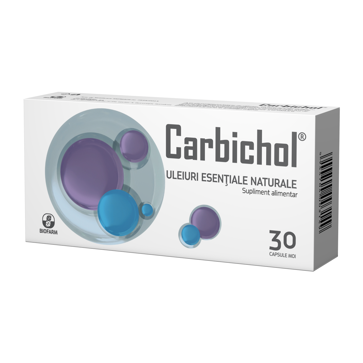 Meteorism - Carbichol, 30 capsule moi, Biofarm, sinapis.ro