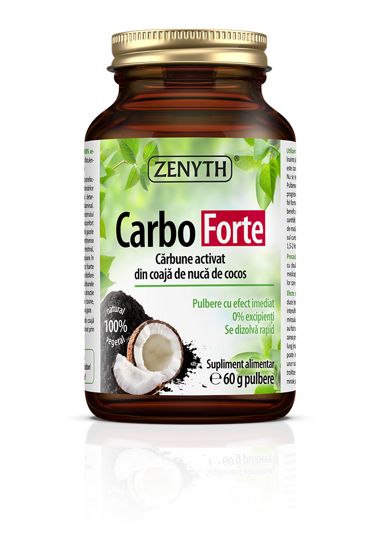 Antibalonare - Carbo Forte, 60g pulbere, Zenyth, sinapis.ro