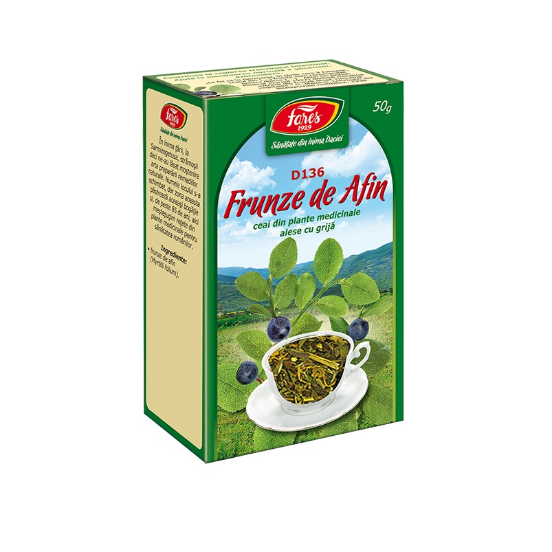 CEAIURI - Ceai Afin frunze, D136, 50 g, Fares, sinapis.ro