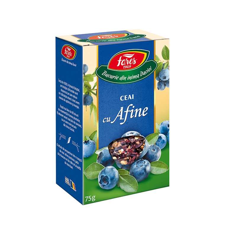 CEAIURI - Ceai cu afine Aromfruct, 75 g, Fares, sinapis.ro