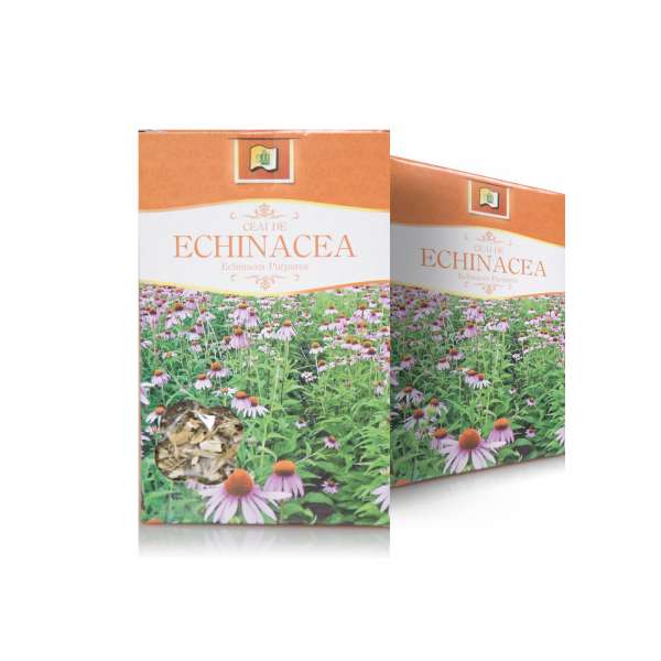 CEAI SI CAFEA - Ceai de Echinacea iarbă, 50g, Stef Mar, sinapis.ro