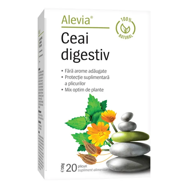 CEAIURI - Ceai Digestiv 20 plicuri, Alevia, sinapis.ro