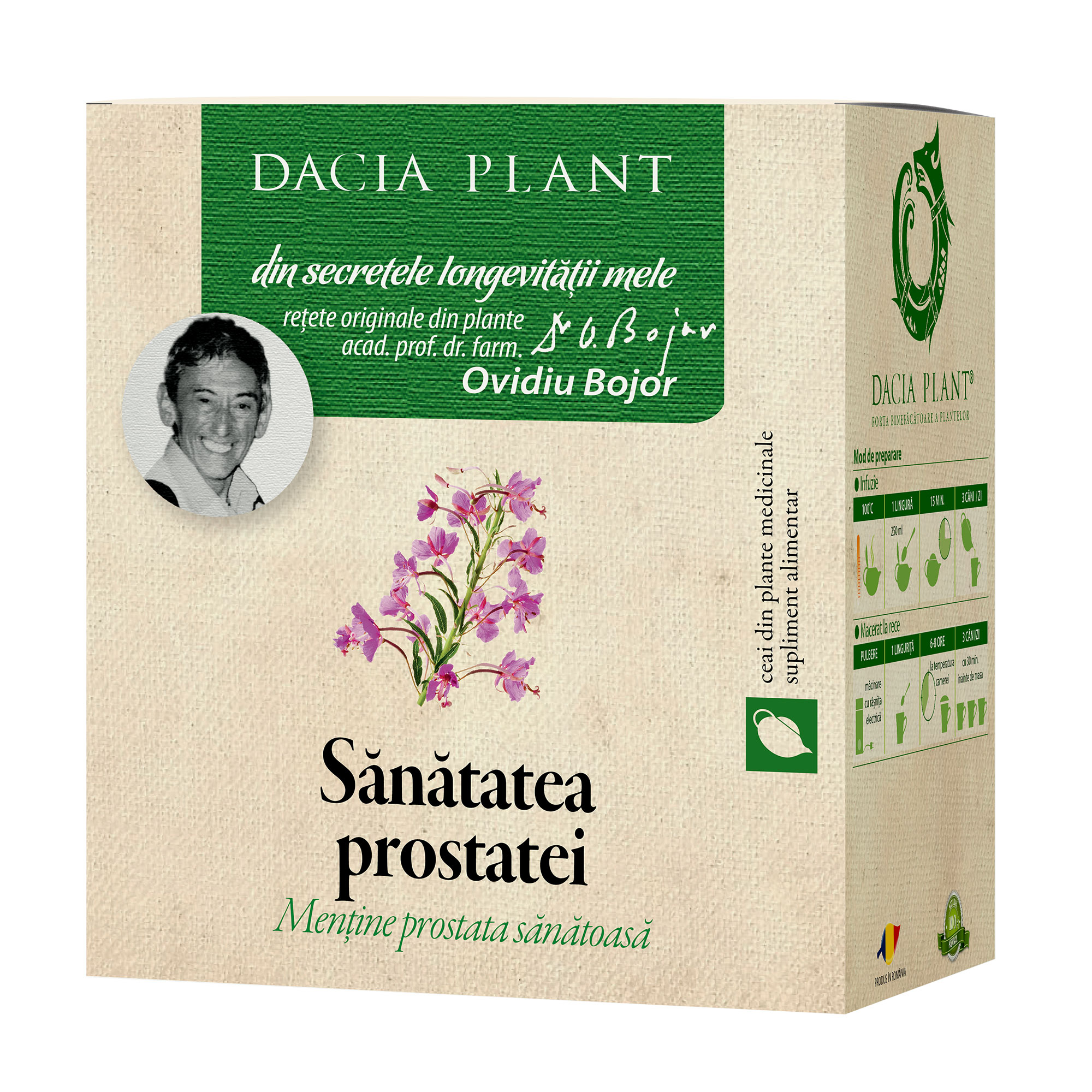 CEAIURI - Ceai din plante Sănătatea prostatei, 50 g, Dacia Plant, sinapis.ro