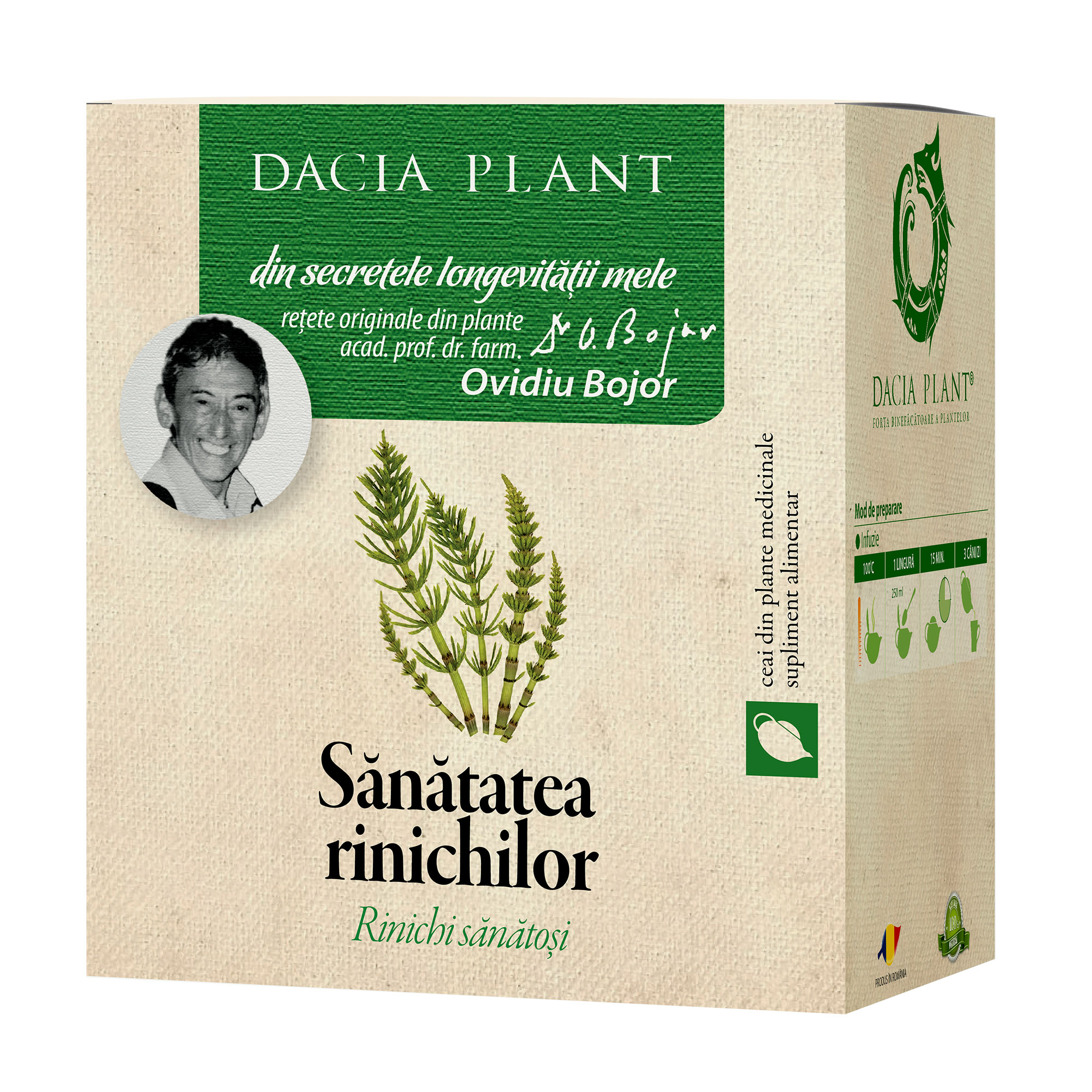 CEAIURI - Ceai din plante Sănătatea rinichilor, 50 g, Dacia Plant, sinapis.ro