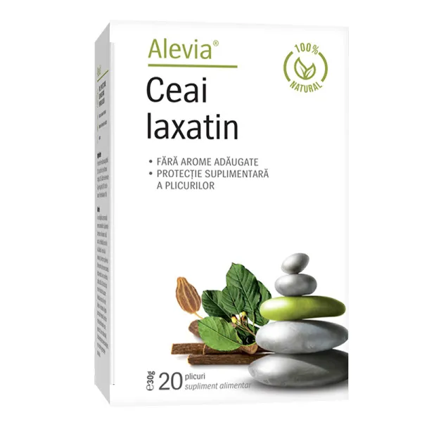 CEAIURI - Ceai Laxatin 20 plicuri, Alevia, sinapis.ro