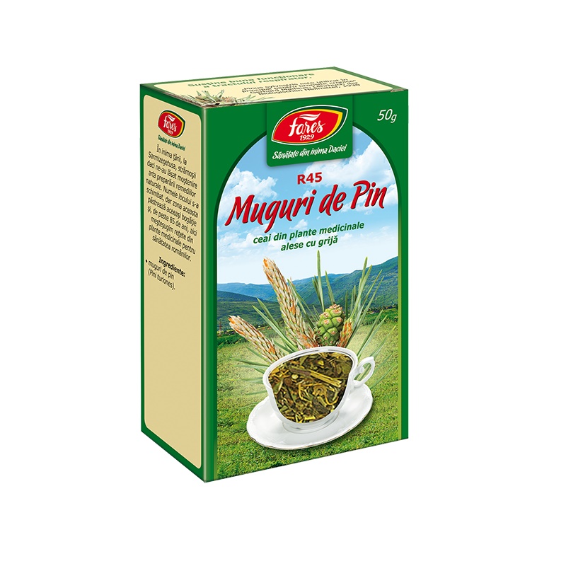 CEAIURI - Ceai Muguri de Pin, R45, 50 g, Fares, sinapis.ro