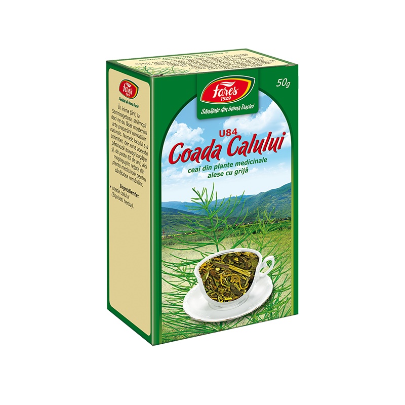 CEAIURI - Ceai pungă Coada Calului, U84, 50 g, Fares, sinapis.ro