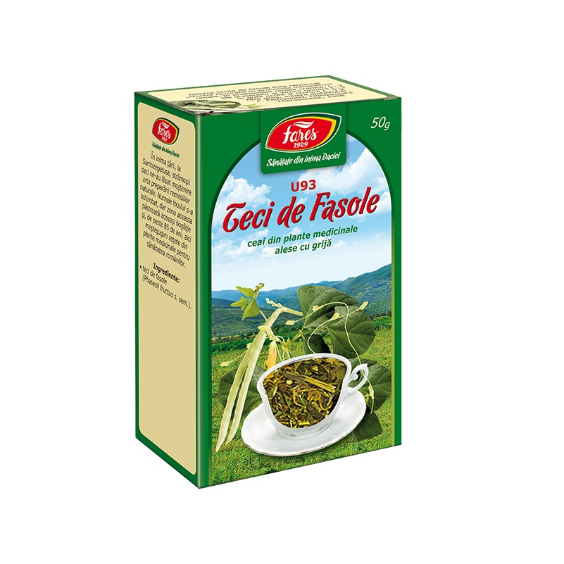 CEAIURI - Ceai Teci de Fasole, U93, 50 g, Fares, sinapis.ro