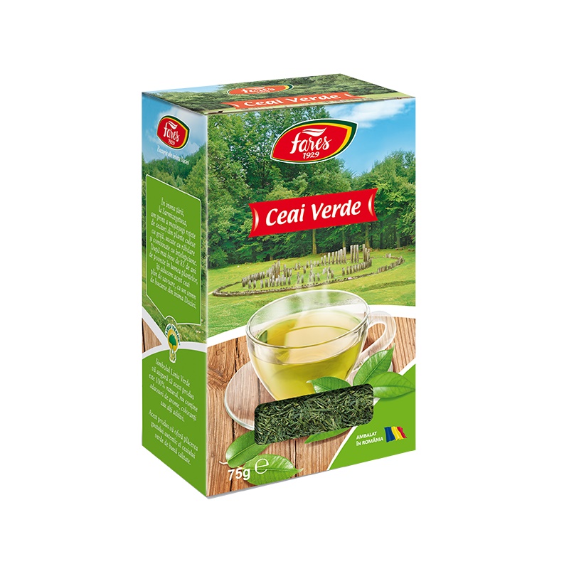CEAIURI - Ceai verde, 75 g, Fares, sinapis.ro