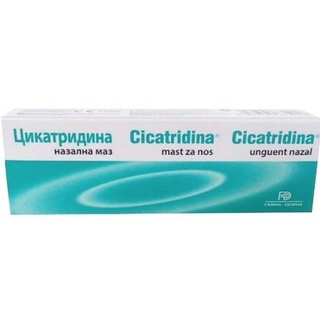 Raceala si gripa - Cicatridina unguent nazal, 15 g, Farma-Derma, sinapis.ro