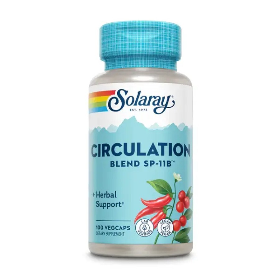 AFECTIUNI CIRCULATORII - Circulation Blend, 100 capsule, Secom, sinapis.ro