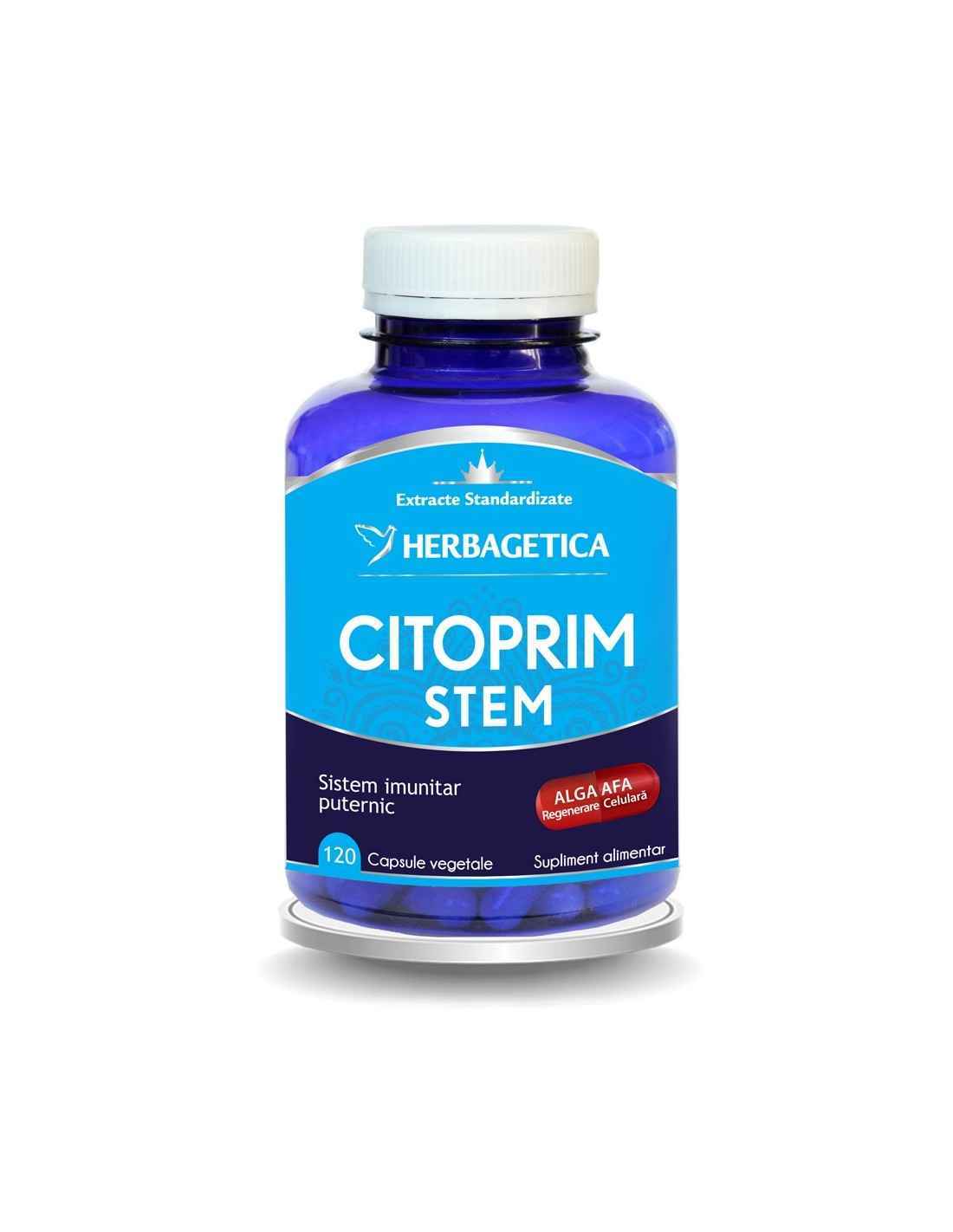 INGRIJIRE COMPLEMENTARA ONCOLOGICA - Citoprim Stem, 60 capsule, Herbagetica , sinapis.ro