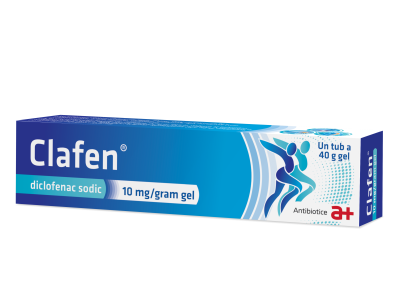 Dureri musculare - Clafen® 10 mg/gram, gel 40g, Antibiotice, sinapis.ro