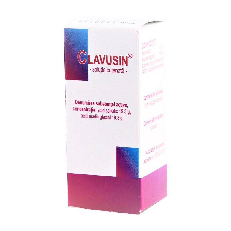 Diverse afectiuni ale pielii - Clavusin, soluție cutanată, 10ml, Meduman, sinapis.ro