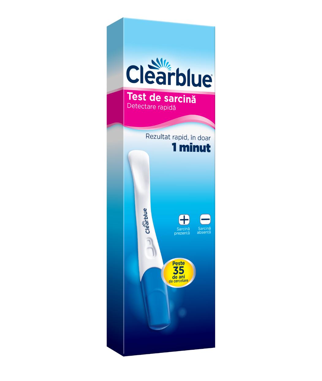 Teste - Clearblue Test de sarcina cu detectare rapida , sinapis.ro