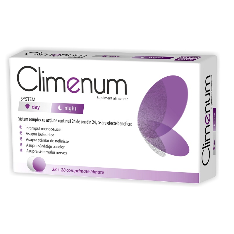Menopauza si premenopauza - Climenum day & night, 28 + 28 comprimate, Natur Produkt, sinapis.ro