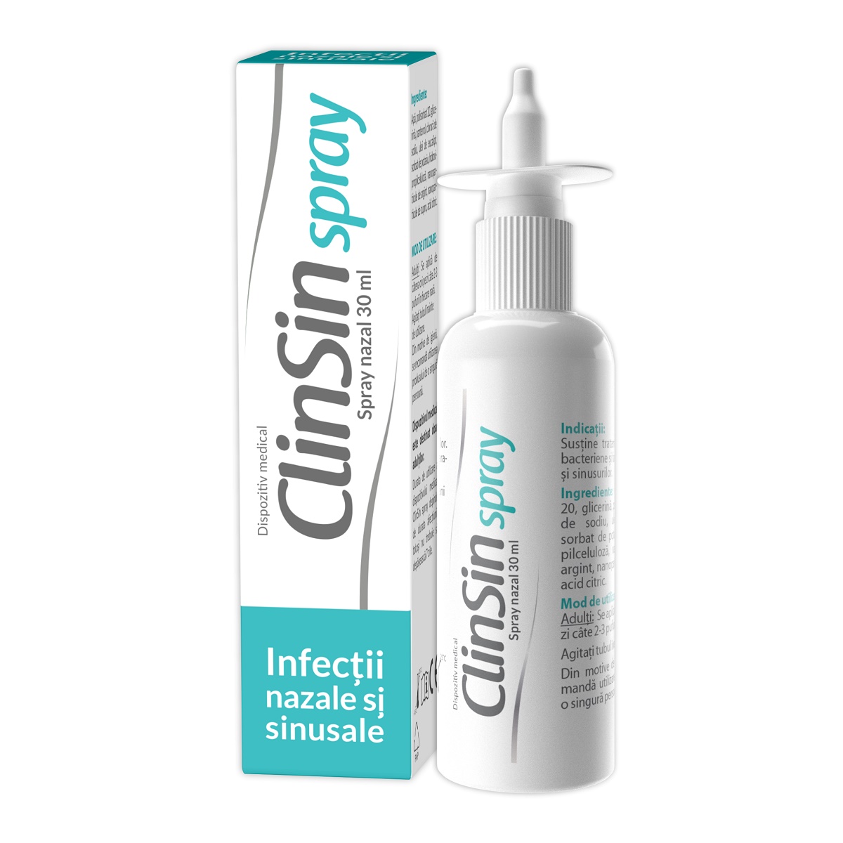 Solutii nazale - Clinsin spray nazal, 30 ml, Natur Produkt, sinapis.ro