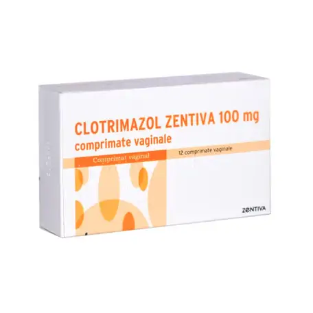 Tratamente - Clotrimazol 100mg compr. vag., sinapis.ro