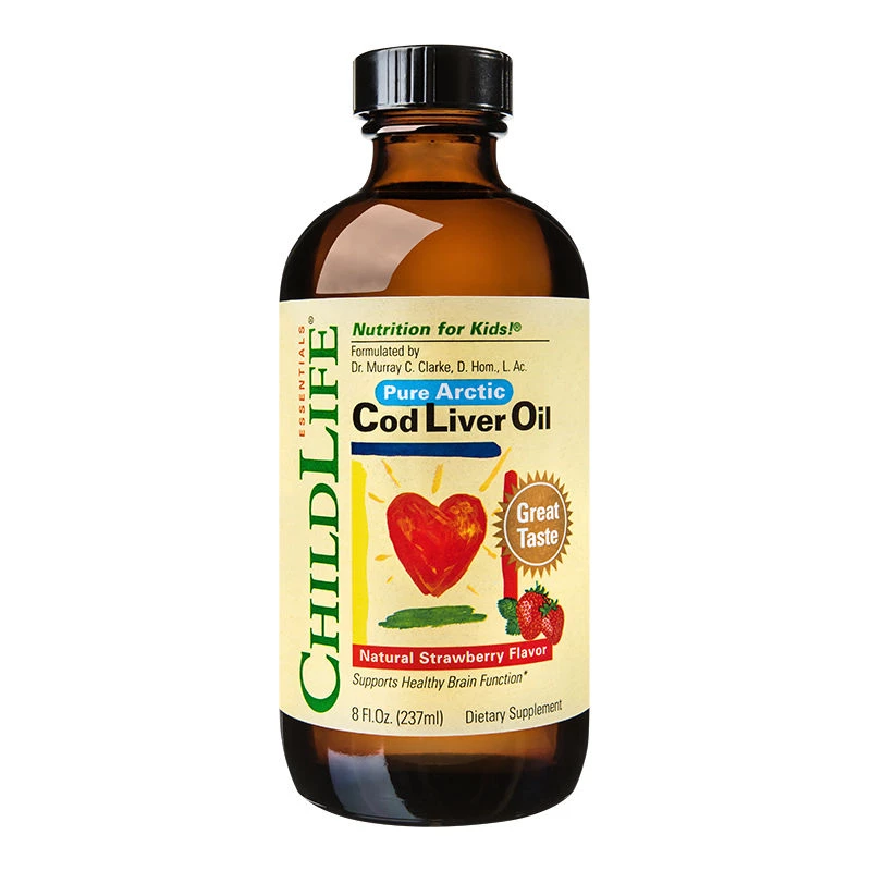 Copii - Cod Liver Oil Childlife Essentials, 237 ml, Secom, sinapis.ro