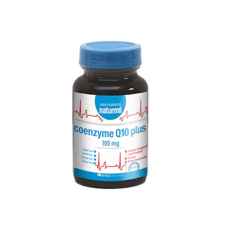 ANTIOXIDANTI - Coenzyme Q10 Plus 100 mg, 60 capsule gelatinoase moi, sinapis.ro