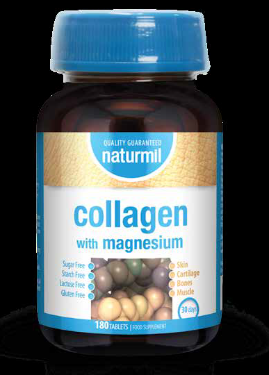 Articulatii si sistem osos - Collagen with Magnesium 90 tablete, sinapis.ro