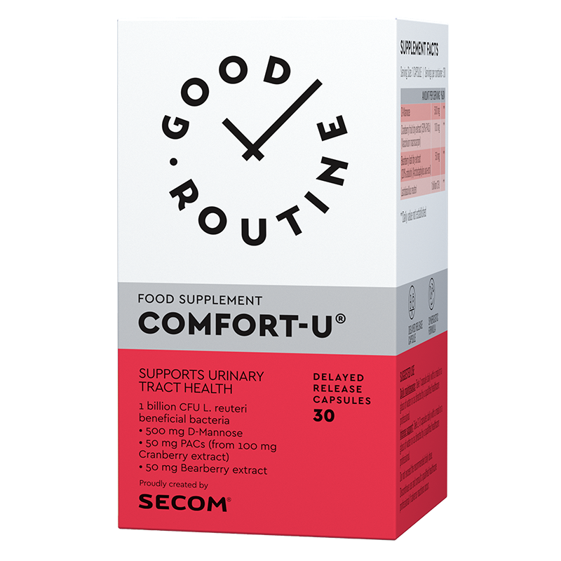 SUPLIMENTE - Comfort-U Good Routine, 30 capsule, Secom, sinapis.ro