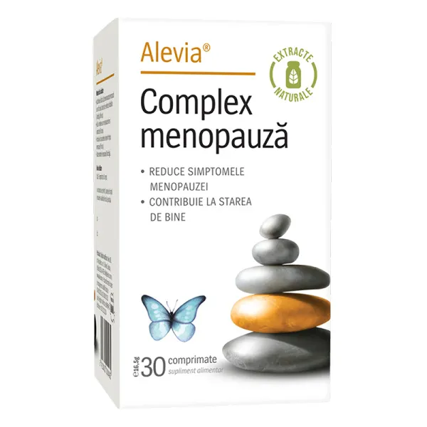 Menopauza si premenopauza - Complex Menopauza, 30 comprimate, Alevia, sinapis.ro