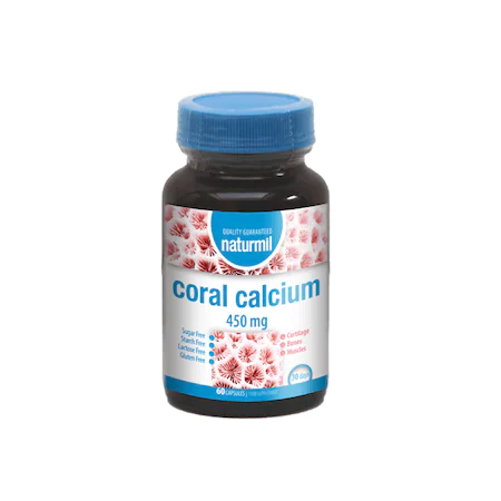 Minerale - Coral Calcium 450mg, 60 capsule, Naturmil, sinapis.ro