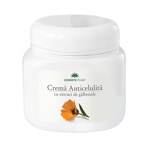 Anticelulitice - Cremă anticelulită cu extract de gălbenele, 500 ml, Cosmetic Plant, sinapis.ro