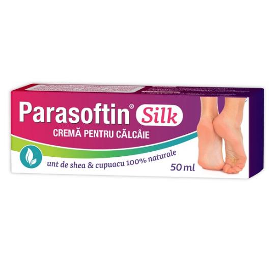 Tratamente pentru picioare - Crema pentru calcaie Silk Parasoftin, 50 ml, Zdrovit, sinapis.ro