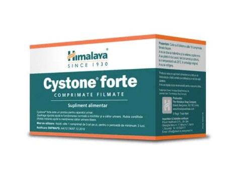 UROLOGIE - Cystone Forte, 60 comprimate filmate, Himalaya, sinapis.ro