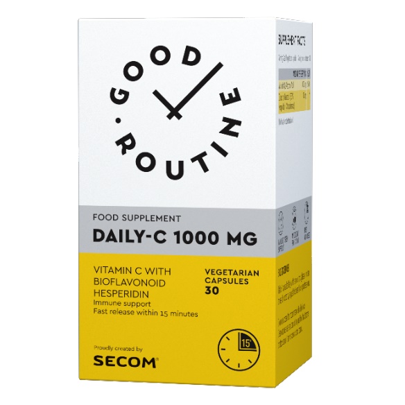 Imunitate - Daily-C 1000 mg, 30 capsule vegetale