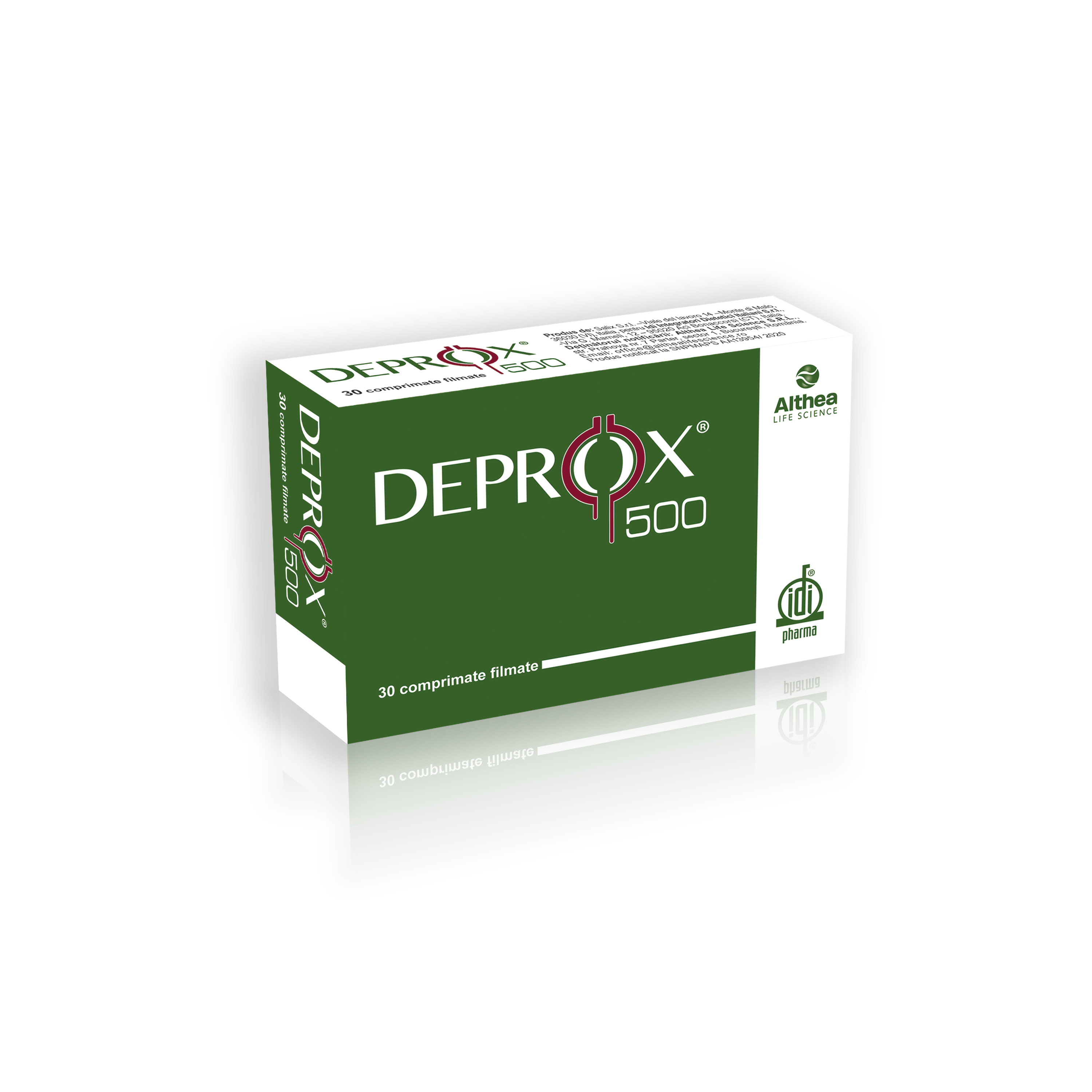 Prostata - Deprox, 500mg, 30 comprimate, Althea Life Science, sinapis.ro