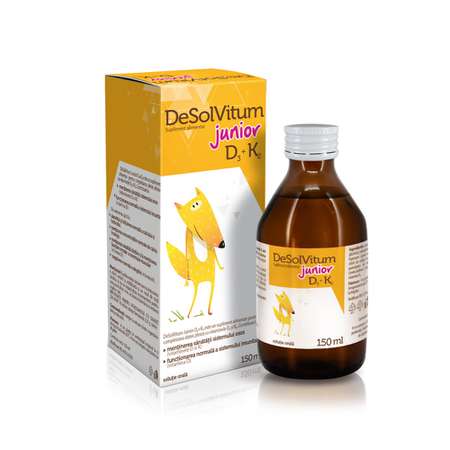 Imunitate - Desolvitum Junior D3+K2 Solutie Orala 150 ml , sinapis.ro