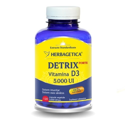 Uz general - Detrix forte vitamina D3 5000ui
120 capsule, sinapis.ro