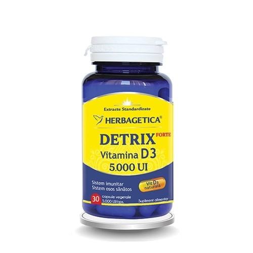 Uz general - Detrix forte vitamina D3 5000ui
30 capsule, sinapis.ro