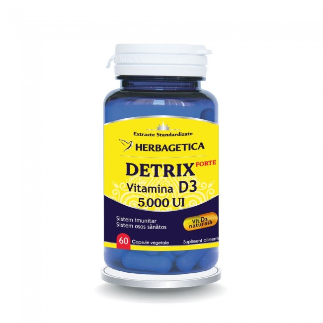 Uz general - Detrix forte vitamina D3 5000ui
60 capsule, sinapis.ro