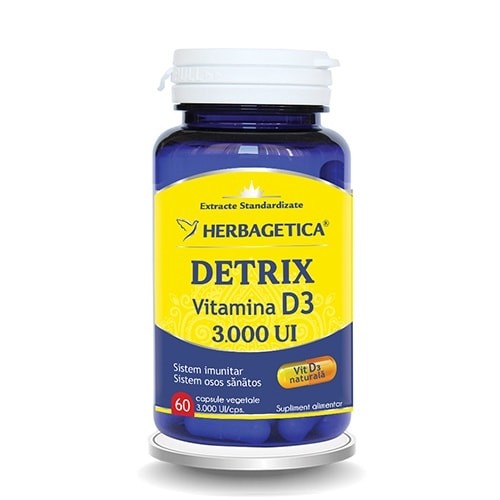 Uz general - Detrix vitamina D3 3000ui
60 capsule, sinapis.ro