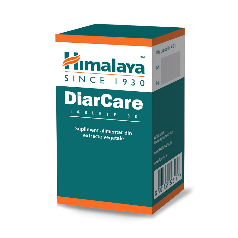 Antidiareice - Diacare, 30 tablete, Himalaya, sinapis.ro