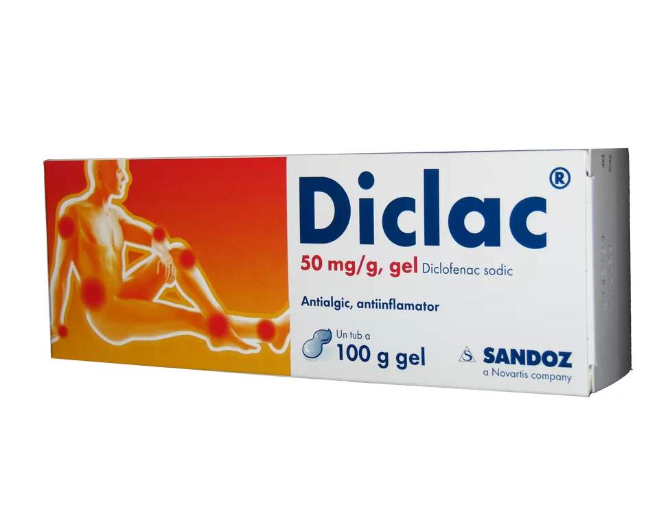 Dureri musculare - Diclac 5%, 100g, gel, Sandoz, sinapis.ro
