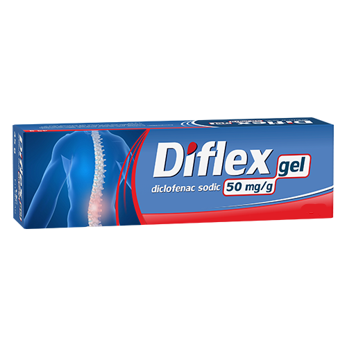 Dureri musculare - Diflex 50 mg/g, 50g gel, sinapis.ro
