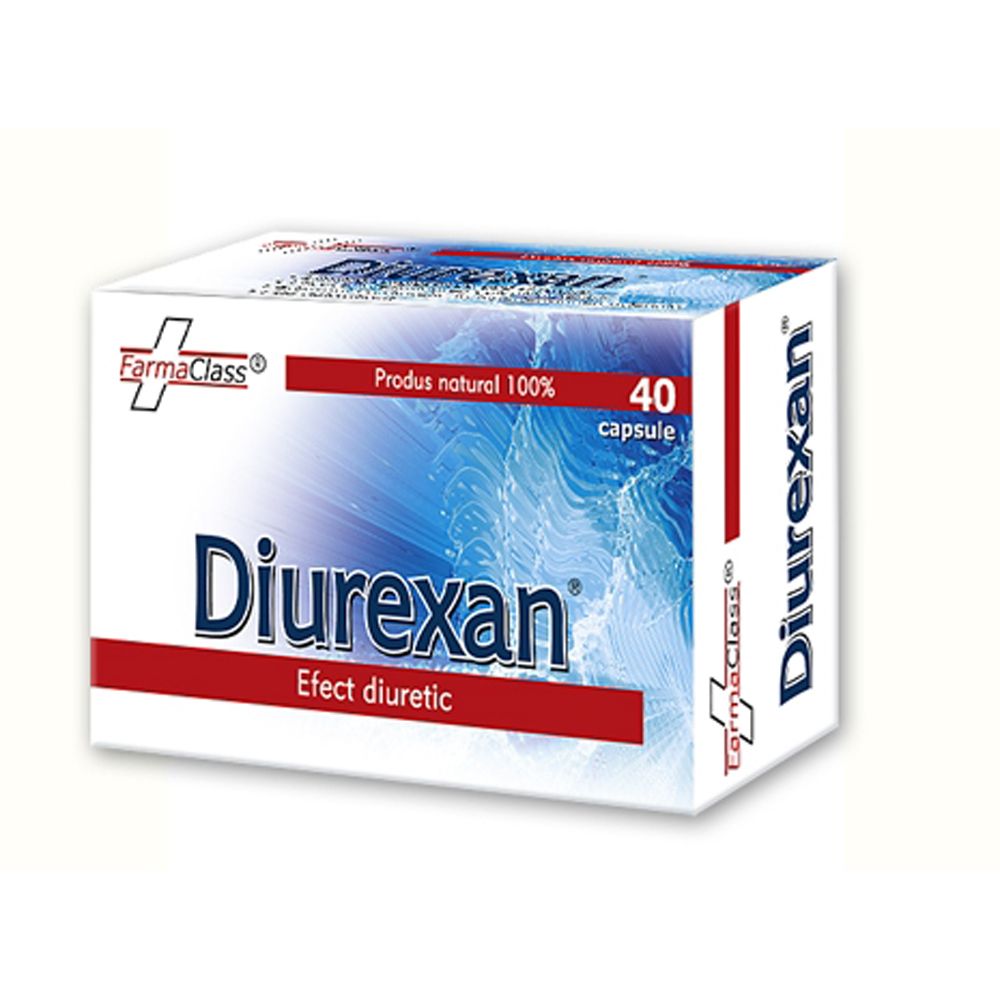 Dezinfectante urinare - Diurexan 40 capsule, FarmaClass, sinapis.ro