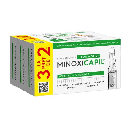 Tratament - Doctor Fiterman Minoxicapil, 3 x 30 capsule, pachet, sinapis.ro