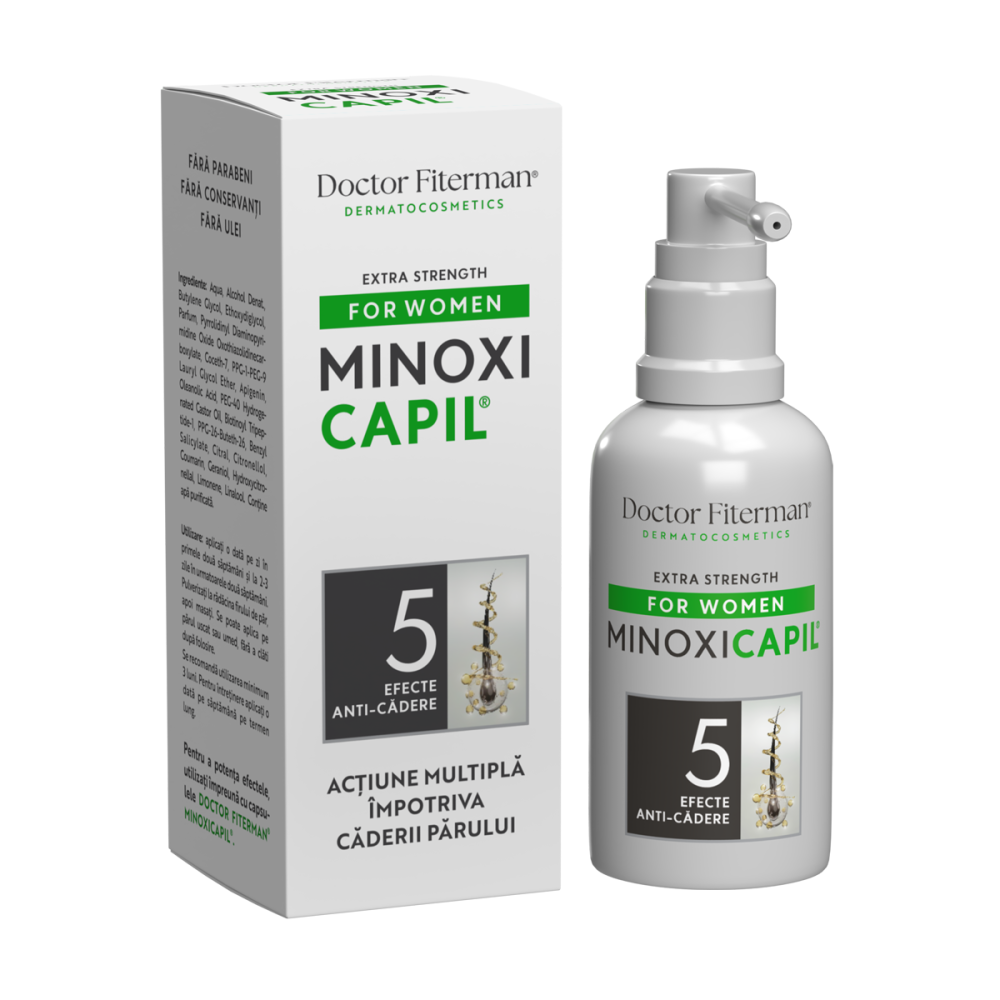 Caderea parului - Doctor Fiterman MINOXICAPIL WOMEN spray, 60 ml, sinapis.ro